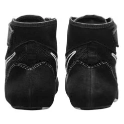 Nike SpeedSweep VII Black and Silver – Professional Breathable Mesh Boxing and Wrestling Shoes -Title Boxing Store 366683 BK WH 6