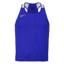 Nike Competition Boxing Tank - Red/White Dri-FIT Lightweight Performance Jersey -Title Boxing Store 652861 BL 1