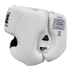 TITLE Boxing USA Boxing Competition Headgear - With Cheeks -Title Boxing Store ACHX WH 3