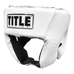 TITLE Boxing USA Boxing Competition Headgear - Open Face -Title Boxing Store ACHX1 WH 1