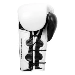 Adidas Hybrid 350 Elite Training Gloves -Title Boxing Store ADIH350TG WH BK 4