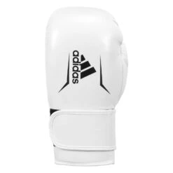 Adidas Speed 175 Leather Training Gloves -Title Boxing Store ADISBG175 WH BK 003