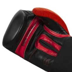 TITLE Boxing All Heart Bag Gloves 2.0 - White/Red/Black Genuine Leather GEL Training Gloves -Title Boxing Store AHABG2 BK RD 5 1