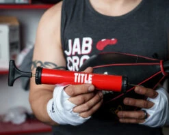 TITLE Boxing Manual Air Pump with Needle – Portable Inflation for Speed Bags & Double End Bags -Title Boxing Store AP2 3