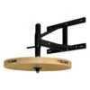 TITLE Boxing Adjustable Speed Bag Platform – 2” Thick Wood Surface with Lightning-Fast Swivel