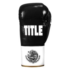 TITLE Boxeo Pro Fight Boxing Gloves -Title Boxing Store BAPFG BK WH GD 3