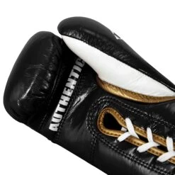 TITLE Boxeo Pro Fight Boxing Gloves -Title Boxing Store BAPFG BK WH GD 5