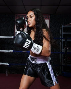 TITLE Boxeo Pro Fight Boxing Gloves -Title Boxing Store BAPFG BK WH GD LS 1