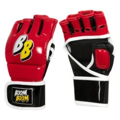 BOOM BOOM Boxing Bomber Youth MMA Gloves 17 BOOM BOOM Boxing Bomber Youth MMA Gloves -Title Boxing Store BBMMGY RD BK WH 02