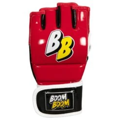 BOOM BOOM Boxing Bomber Youth MMA Gloves 18 BOOM BOOM Boxing Bomber Youth MMA Gloves -Title Boxing Store BBMMGY RD BK WH 2