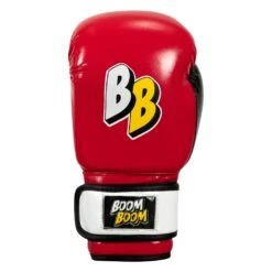 BOOM BOOM Boxing Silencer Youth Bag Gloves -Title Boxing Store BBYBGS RD BK WH 003