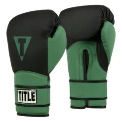 TITLE Boxing Conquest Training Boxing Gloves -Title Boxing Store BCQTG BK GN 2