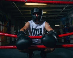 TITLE Black Training Headgear -Title Boxing Store BKTHGBK 3