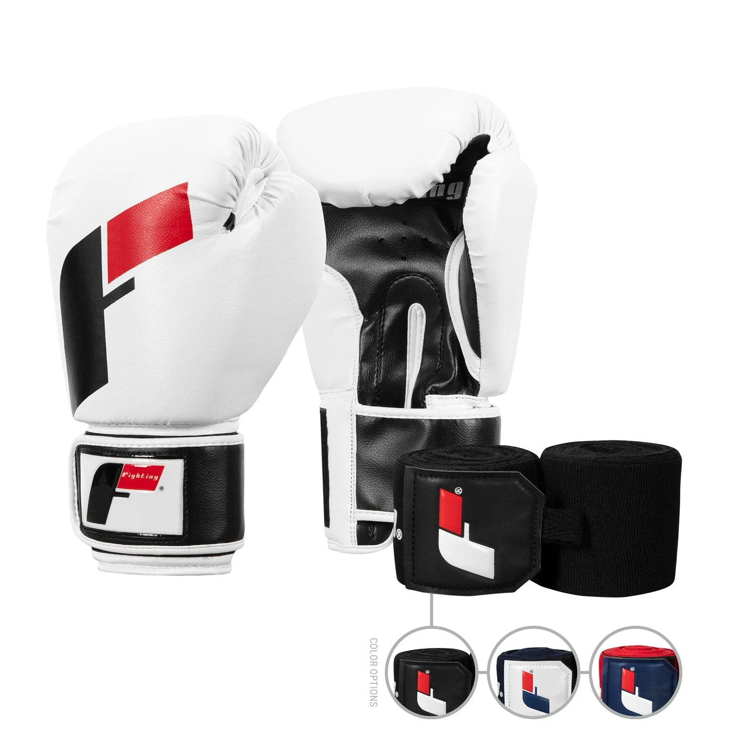 Fighting Sports Big Logo Bag Gloves and 180β Semi-Elastic Hand Wraps Bundle - Professional Training Set 19 Fighting Sports Big Logo Bag Gloves and 180β Semi-Elastic Hand Wraps Bundle - Professional Training Set - Image 19