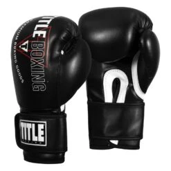 TITLE Boxing Peak Bag Boxing Gloves -Title Boxing Store BSABG BK RD WH 2 TITLE Boxing Peak Bag Gloves
