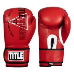 TITLE Boxing Peak Bag Boxing Gloves -Title Boxing Store BSABG RD BK WH 1 TITLE Boxing Peak Bag Gloves
