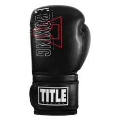 TITLE Boxing Peak Training Boxing Gloves -Title Boxing Store BSATG BK RD WH 4 TITLE Boxing Peak Training Gloves