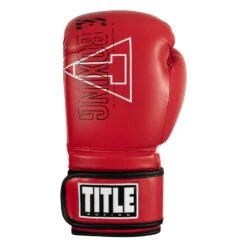 TITLE Boxing Peak Training Boxing Gloves -Title Boxing Store BSATG RD BK WH 4 TITLE Boxing Peak Training Gloves