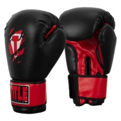 TITLE Classic Shredded Boxing Gloves -Title Boxing Store CABG10 BK RD 02