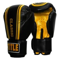 TITLE Classic Speed Boxing Gloves -Title Boxing Store CABG12 BK GD 2