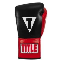TITLE Classic Pro Fight Boxing Gloves 15 TITLE Classic Pro Fight Boxing Gloves -Title Boxing Store CCPFG BK RD WH 3