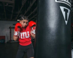 TITLE Classic Leather Super Bag Gloves 2.0 - Red and Black Cowhide Boxing Training Gloves -Title Boxing Store CSBGL2RD 2 9ea78a98 ad42 40a7 91f8 64c7bac57f98