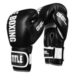 TITLE Boxing Gel Soft Strike Bag Gloves 35 TITLE Boxing Gel Soft Strike Bag Gloves -Title Boxing Store CSSGBG1 BK GR 02
