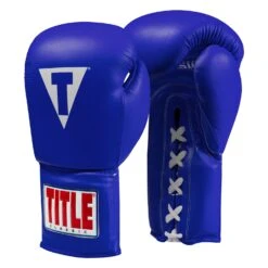 TITLE Classic Leather Lace Training Gloves 2.0 -Title Boxing Store CTSGL2 BL 02