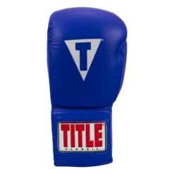 TITLE Classic Leather Lace Training Gloves 2.0 -Title Boxing Store CTSGL2 BL 03