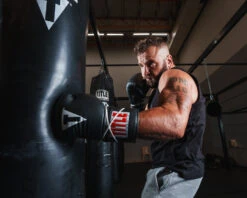 TITLE Classic Leather Lace Training Gloves 2.0 -Title Boxing Store CTSGL2BK 3