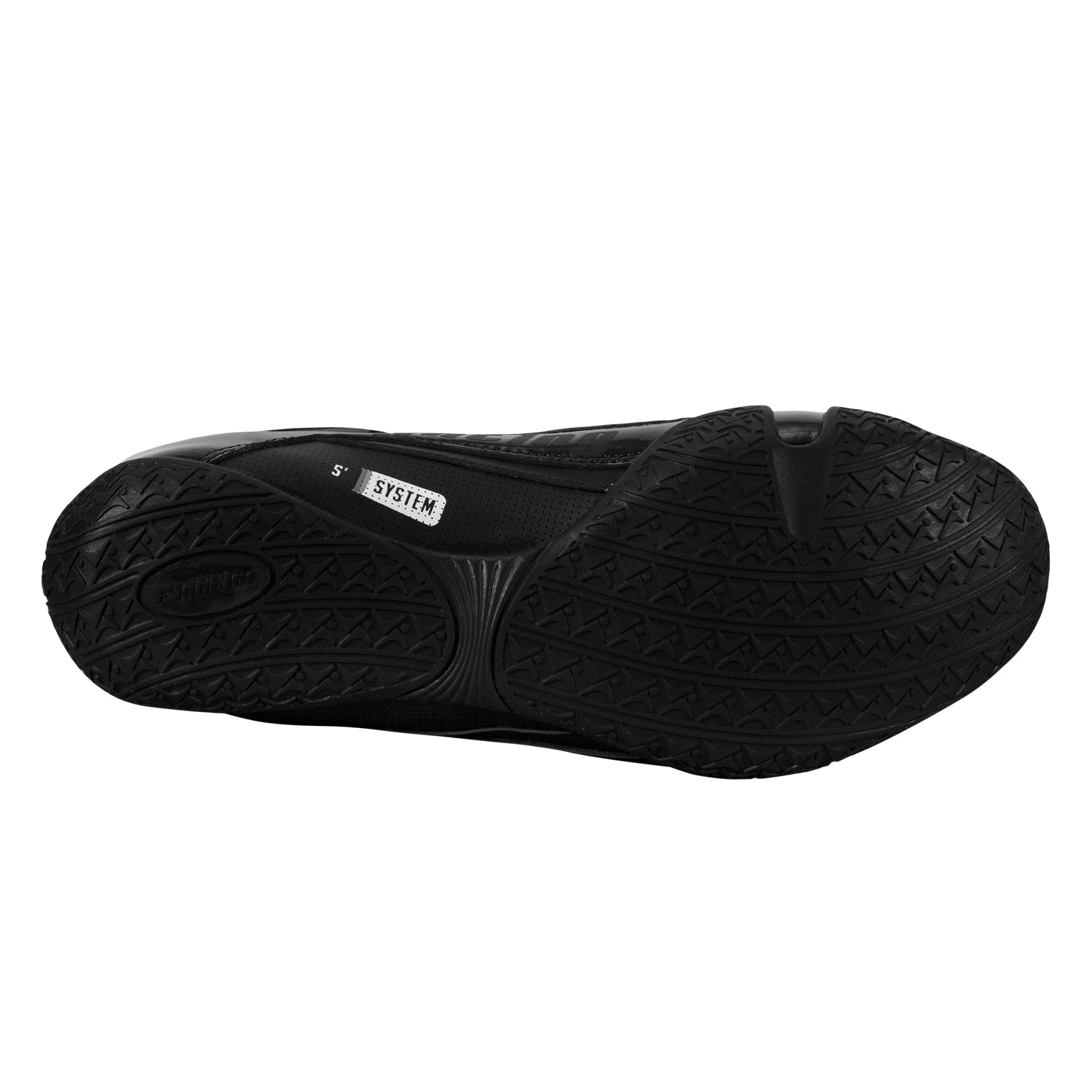 Fighting S2 GEL Superior Boxing Shoes - Black Patent and Nubuck Mid-Top Pro Ring Shoes 5 Fighting S2 GEL Superior Boxing Shoes - Black Patent and Nubuck Mid-Top Pro Ring Shoes - Image 5