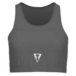 TITLE Boxing Black Ascent Pro Compression Sports Bra – Protective High-Support Training Top -Title Boxing Store FCSB GR 2