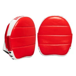 TITLE Boxing Fighting Fresh Leather Punch Mitts 18 TITLE Boxing Fighting Fresh Leather Punch Mitts -Title Boxing Store FFPM RD WH 3