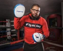 Fighting Freedom Leather Focus Mitts -Title Boxing Store FLFM2 WH