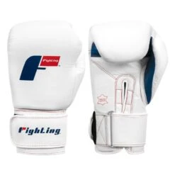 Fighting Leather Heavy Bag Gloves -Title Boxing Store FLHBG2 WH 1