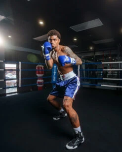 Fighting Professional Boxing Trunks 16 Fighting Professional Boxing Trunks -Title Boxing Store FPSTBLWH 1