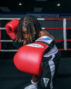 Fighting USA Boxing Competition Gloves - Elastic -Title Boxing Store FSAGUSRD 2