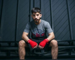 Fighting Black Semi-Elastic 180" Professional Hand Wraps β Secure Fit Boxing Protective Gear 24 Fighting Black Semi-Elastic 180" Professional Hand Wraps β Secure Fit Boxing Protective Gear -Title Boxing Store FSMHW 2