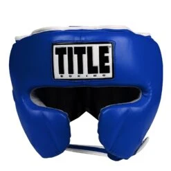 TITLE Boxing Leather Sparring Headgear -Title Boxing Store FTHG BL 2