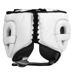 TITLE Boxing Black Leather Sparring Bundle – FTHG Headgear and Deluxe Groin Protector Plus 2.0 Set -Title Boxing Store FTHG WH 4 TITLE Boxing Headgear and Groin Protector Bundle