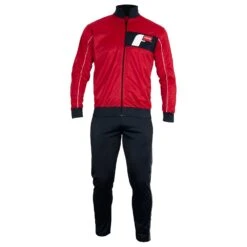 Fighting Performance Black Dual-Layer Technical Warm-Up Suit - Moisture-Wicking Training Set -Title Boxing Store FWUS RD BL 2