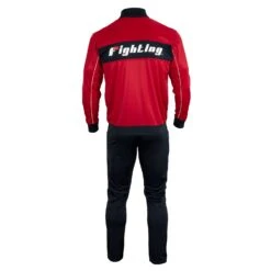 Fighting Performance Black Dual-Layer Technical Warm-Up Suit - Moisture-Wicking Training Set -Title Boxing Store FWUS RD BL 3
