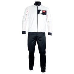 Fighting Performance Black Dual-Layer Technical Warm-Up Suit - Moisture-Wicking Training Set -Title Boxing Store FWUS WH BL 2