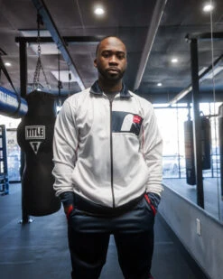 Fighting Performance Black Dual-Layer Technical Warm-Up Suit - Moisture-Wicking Training Set -Title Boxing Store FWUSWHBL 1