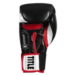 TITLE Boxing Gel Generation Leather Bag Boxing Gloves -Title Boxing Store GELGBG BK RD WH 4 TITLE Boxing Gel Generation Leather Bag Gloves