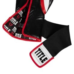 TITLE Boxing Gel Generation Leather Bag Boxing Gloves -Title Boxing Store GELGBG BK RD WH 6 TITLE Boxing Gel Generation Leather Bag Gloves