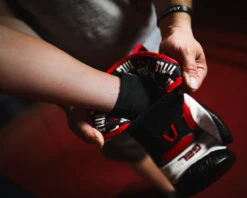 TITLE Boxing Gel Generation Leather Bag Boxing Gloves -Title Boxing Store GELGBG BK RD LS 3 TITLE Boxing Gel Generation Leather Bag Gloves