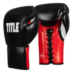 TITLE Boxing Gel Generation Sparring Gloves β Blue & Silver Genuine Leather Lace-Up 11 TITLE Boxing Gel Generation Sparring Gloves β Blue & Silver Genuine Leather Lace-Up -Title Boxing Store GELGSG BK RD WH 2 TITLE Boxing Gel Generation Leather Lace Sparring Gloves