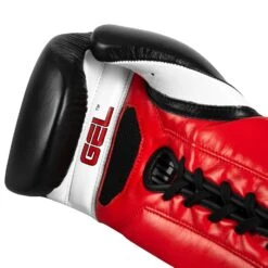 TITLE Boxing Gel Generation Sparring Gloves β Blue & Silver Genuine Leather Lace-Up 14 TITLE Boxing Gel Generation Sparring Gloves β Blue & Silver Genuine Leather Lace-Up -Title Boxing Store GELGSG BK RD WH 5 TITLE Boxing Gel Generation Leather Lace Sparring Gloves