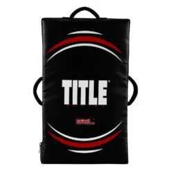 TITLE Boxing Gel Ripple Strike Shield – Multi-Handle Heavy Duty Kick Pad -Title Boxing Store GELSH BK 2 TITLE Boxing Gel Ripple Strike Shield